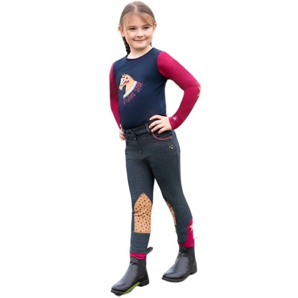 Little Rider Girls Riding Star Collection Long-Sleeved T-Shirt
