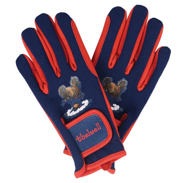 Hy Childrens/Kids Thelwell Collection Practice Makes Perfect Riding Gloves