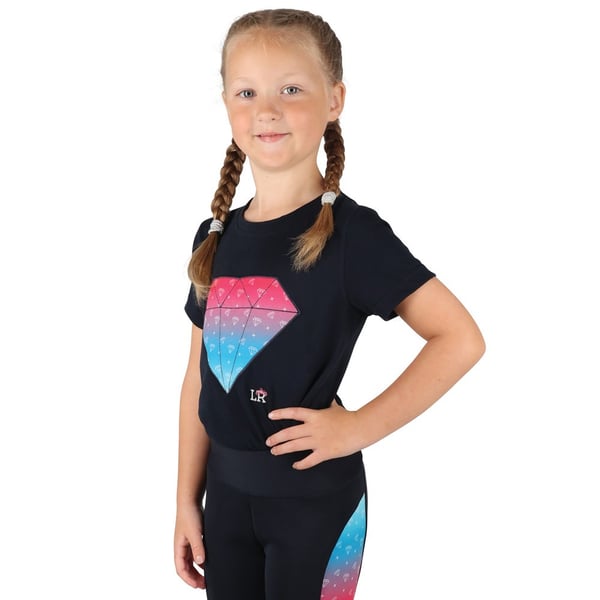 Little Rider Girls Dazzling Diamond T-Shirt