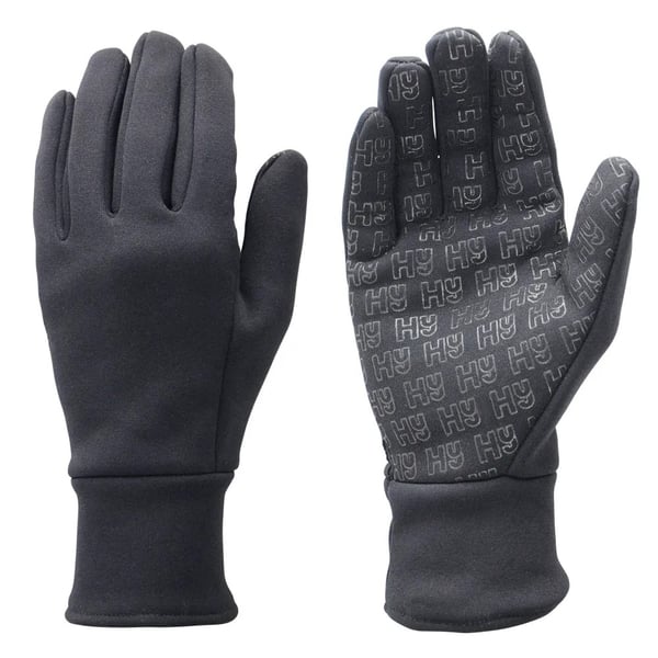 Hy Unisex Adult Gripped Fleece Gloves
