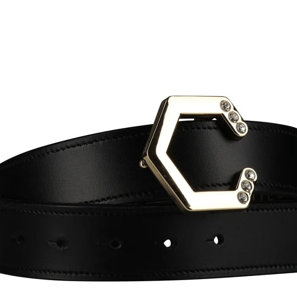 Coldstream Hutton Diamante Leather Waist Belt