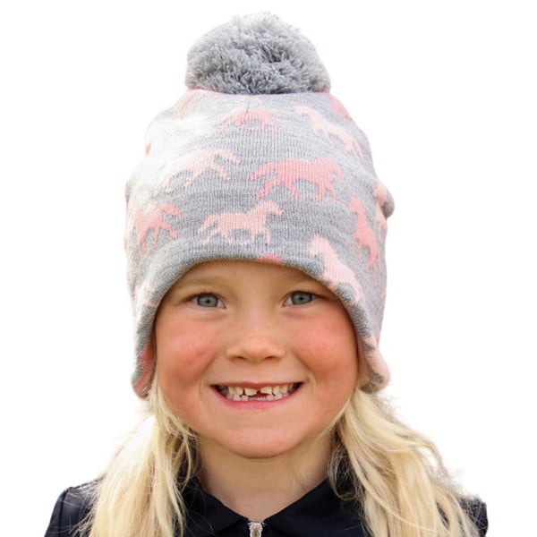 HyFASHION Childrens/Kids Flaine Horse Hat & Headband Set