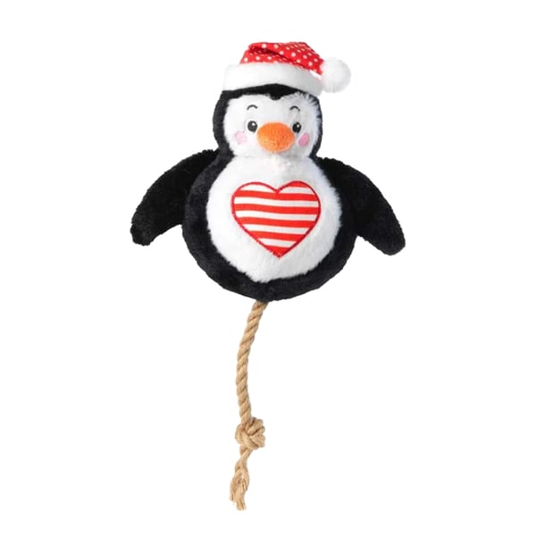 House Of Paws Penguin Dog Squeak Toy