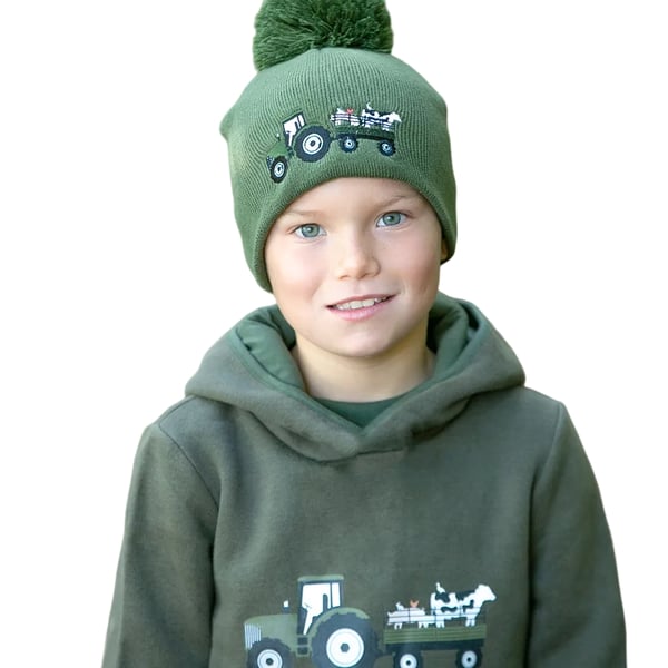 Little Knight Childrens/Kids Farm Collection Bobble Beanie