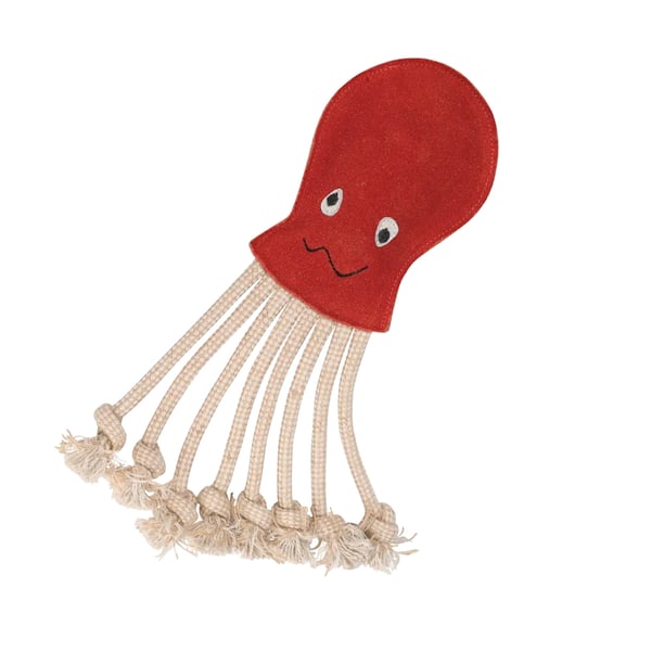 Benji & Flo Inky The Octopus Suede Rope Dog Toy