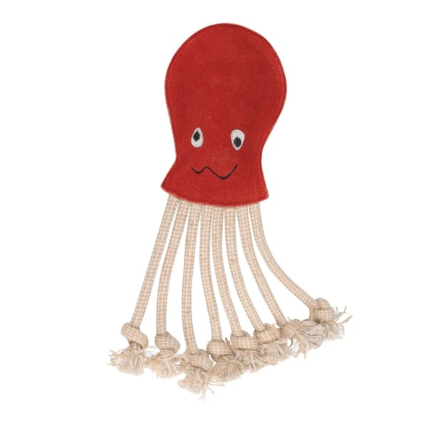 Benji & Flo Inky The Octopus Suede Rope Dog Toy Benji & Flo Inky The Octopus Suede Rope Dog Toy