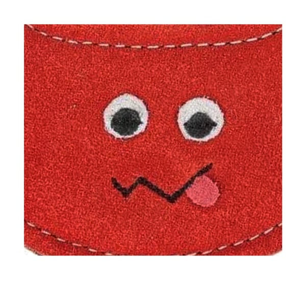 Benji & Flo Crazy Faces Bounce Back Boomerang Suede Rope Dog Toy