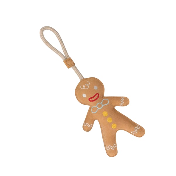 Benji & Flo Gingerbread Man Christmas Dog Toy