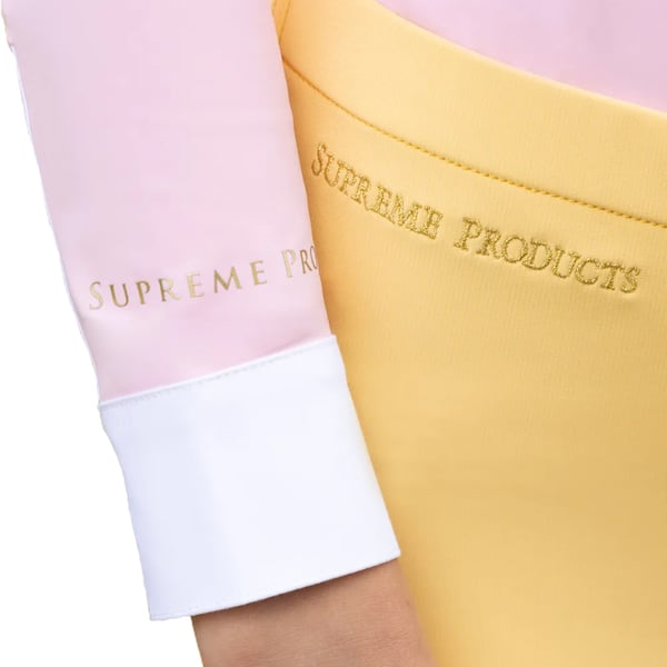 Supreme Products Childrens/Kids Champion Show Rider Quarter Zip Long-Sleeved Competition Shirt