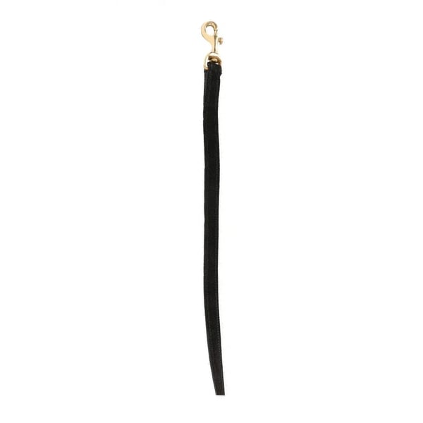 Benji & Flo Noble Suede Dog Lead
