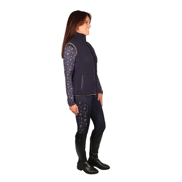 Hy Womens/Ladies Elevate Country Teddy Fleece Gilet