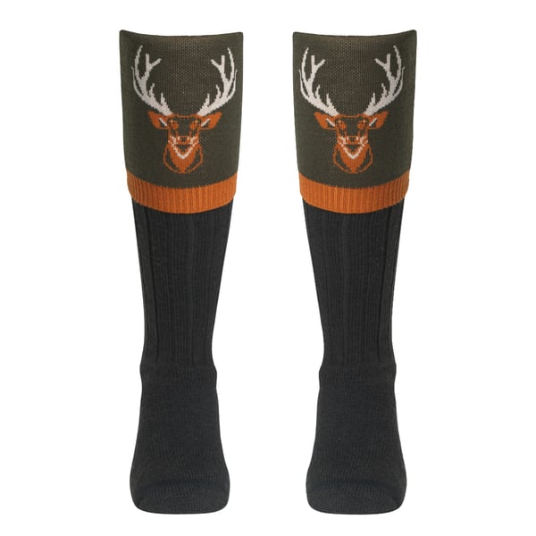 Waring Brooke Unisex Adult Majestic Stag Boot Socks
