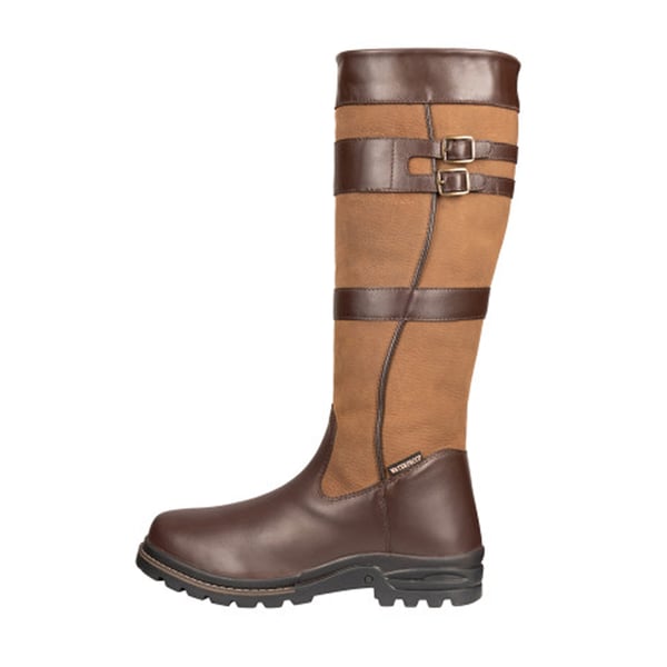 Hy Womens/Ladies Edale Long Buffalo Leather Country Boots