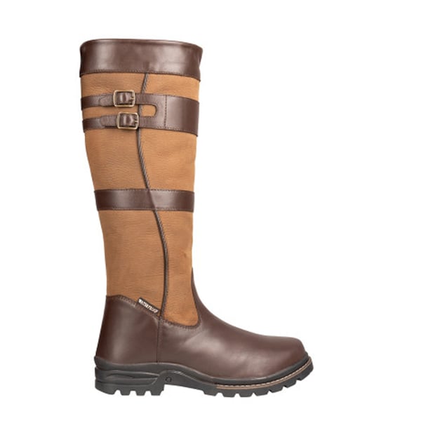 Hy Womens/Ladies Edale Long Buffalo Leather Country Boots