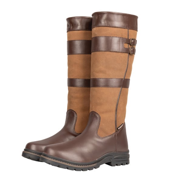 Hy Womens/Ladies Edale Long Buffalo Leather Country Boots