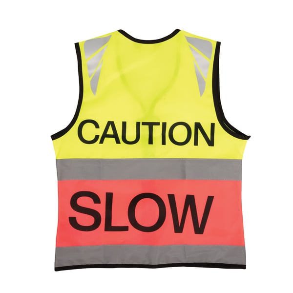 HyVIZ Unisex Adult Caution Slow Tabard