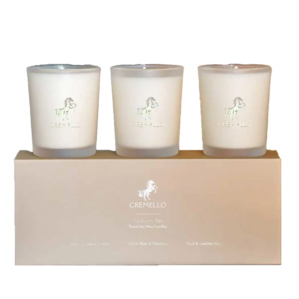 Cremello Discovery Scented Candle Set (Pack of 3) Cremello Discovery Scented Candle Set (Pack of 3)