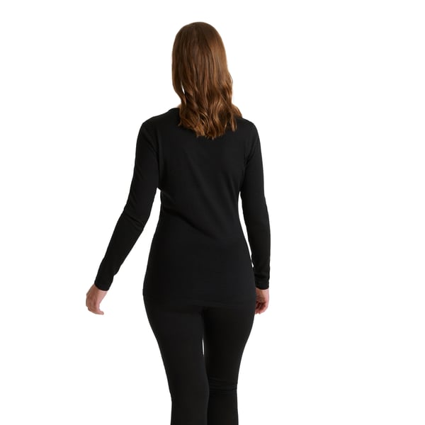 Craghoppers Womens/Ladies Merino Crew Neck Long Sleeve Baselayer II Top