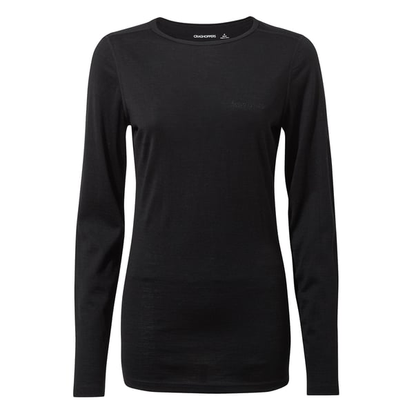 Craghoppers Womens/Ladies Merino Crew Neck Long Sleeve Baselayer II Top