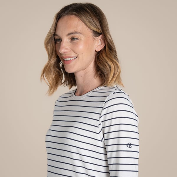 Craghoppers Womens/Ladies Akona Stripe Nosilife Long-Sleeved T-Shirt