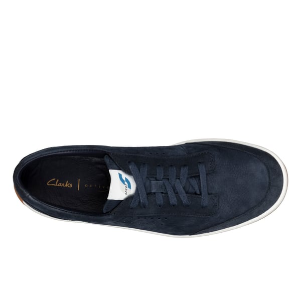 Clarks Mens Hero Air Lace Leather Trainers