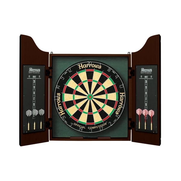 Harrows Palisander Dartboard kabinet