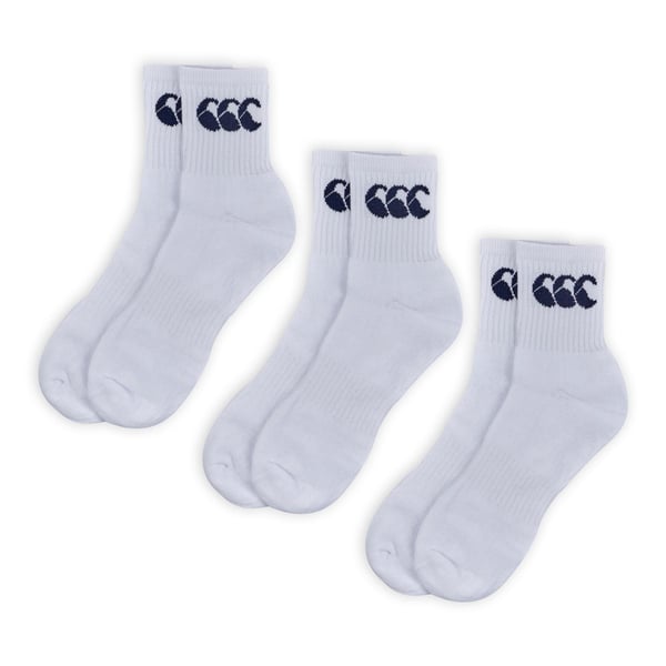 Canterbury Unisex Adult Crew Socks (Pack of 3)