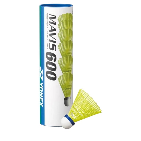 Yonex Mavis 600 Shuttlecock (pakke med 6 stk.)