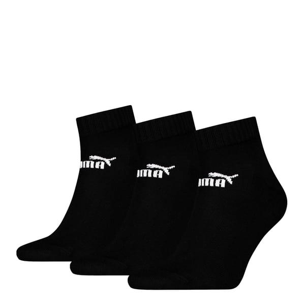 Puma Unisex Adult Quarter Ankle Socks (Pack of 3)