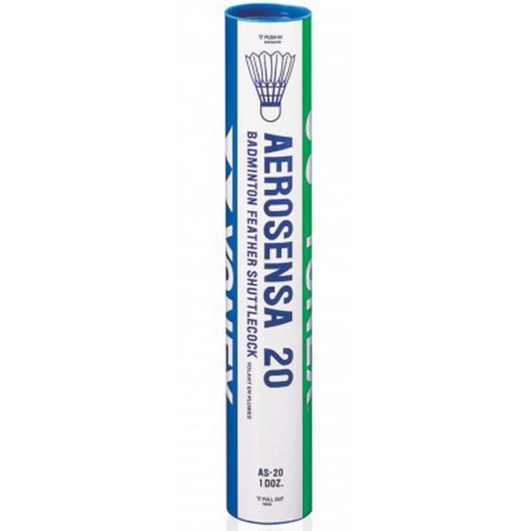 Yonex Aerosensa 20 fjer Shuttlecock (pakke med 12)