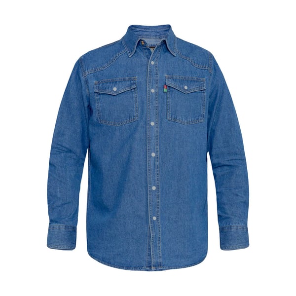 Duke Herr D555 Western Jeansskjorta