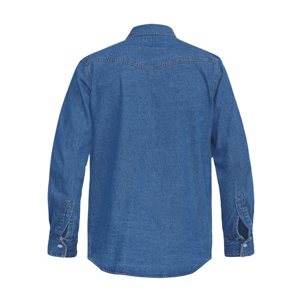Duke Mens D555 Western Denim Kingsize Shirt