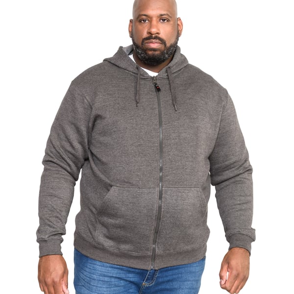 Duke Mens D555 Rockford Cantor Heavyweight Kingsize Full Zip Hoodie