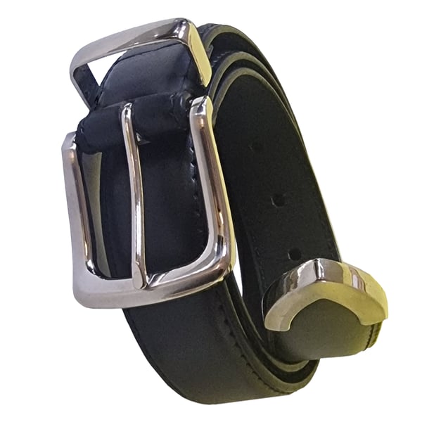 Duke Mens D555 Joseph Bonded Leather Metal Tip Vyö