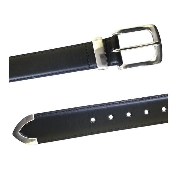 Duke Mens D555 Joseph Bonded Leather Metal Tip Vyö