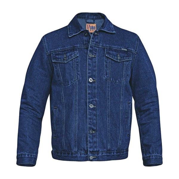 Duke Mens D555 London Trucker Western Denim Kingsize -takki