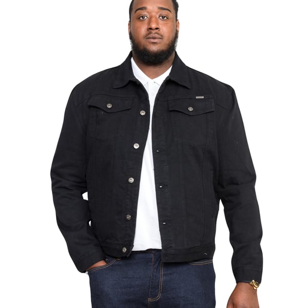 Duke Mens D555 London Trucker Western Denim Kingsize Jacket