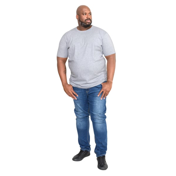 Duke Mens D555 Flyers Crew Neck Kingsize T-Shirt