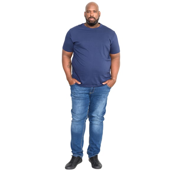 Duke Mens D555 Flyers Crew Neck Kingsize T-Shirt