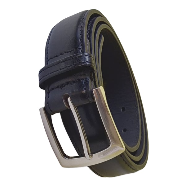 Duke Mens D555 Lewis Plain Bonded Leather Belt