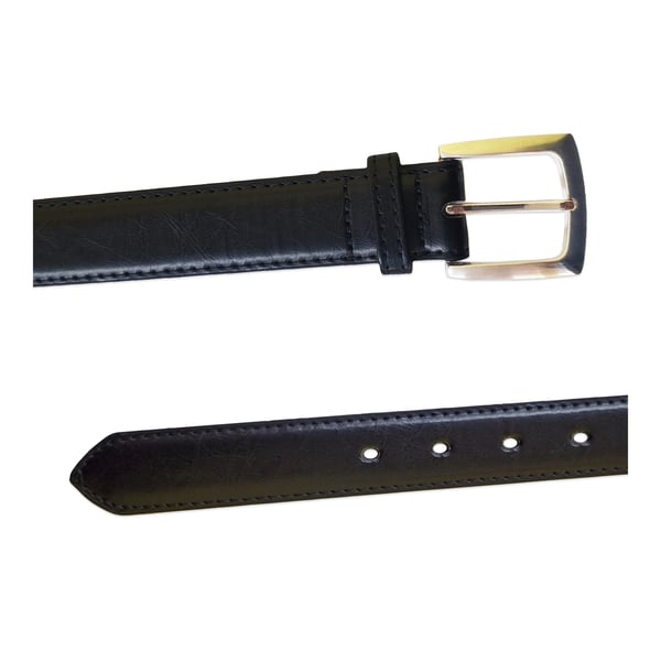 Duke Mens D555 Lewis Plain Bonded Leather Belt