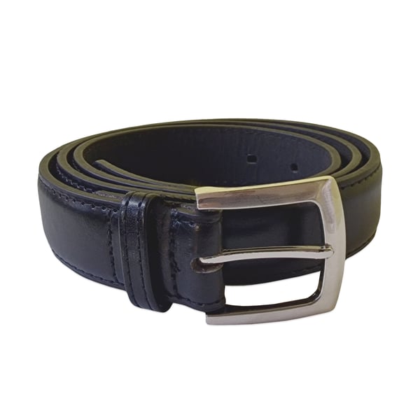 Duke Mens D555 Lewis Plain Bonded Leather Belt