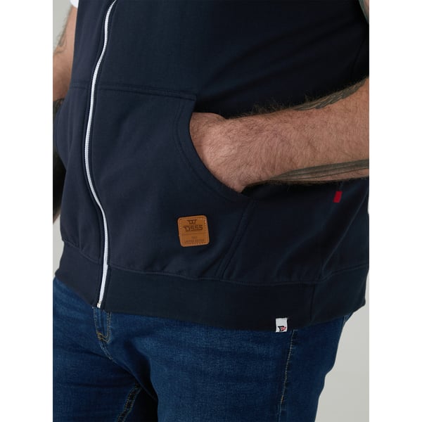 Duke Mens D555 Blake Kingsize Hihaton Täysvetoketjuhuppari