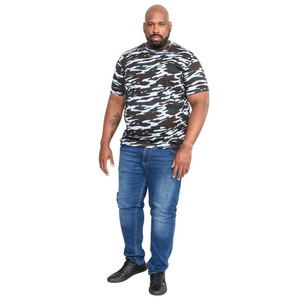 Duke Mens D555 Gaston Camouflage Kingsize T-Shirt