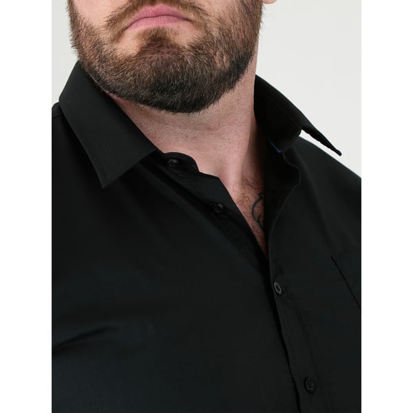 Duke Mens D555 Aeron Easy-Iron Kingsize Short-Sleeved Shirt