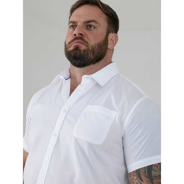 Duke Mens D555 Delmar Kingsize Short-Sleeved Shirt