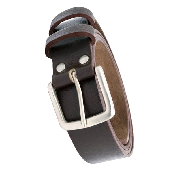Duke Mens D555 Liam Leather Square Buckle Belt