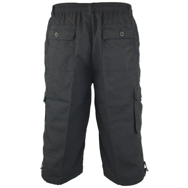 Duke Mens D555 Mason Kingsize Cargo -sortsit