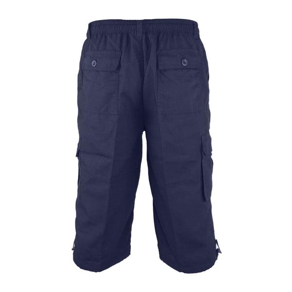 Duke Mens D555 Mason Kingsize Cargo -sortsit