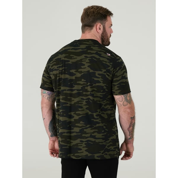 Duke Mens D555 Gaston Camouflage Kingsize lyhythihainen T-paita